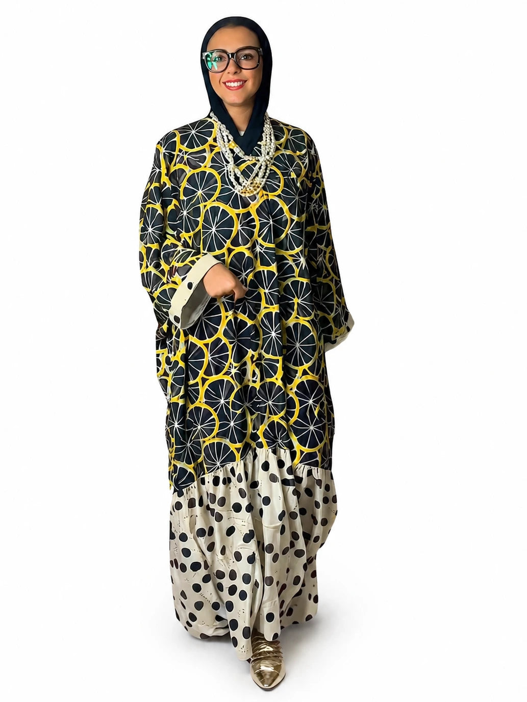 Golden Citrus Abaya