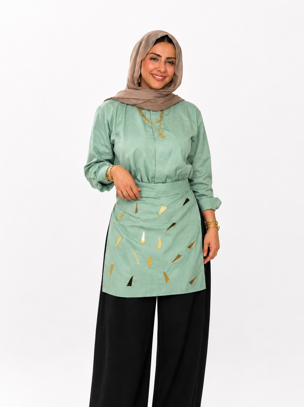 Mint Bloom Top