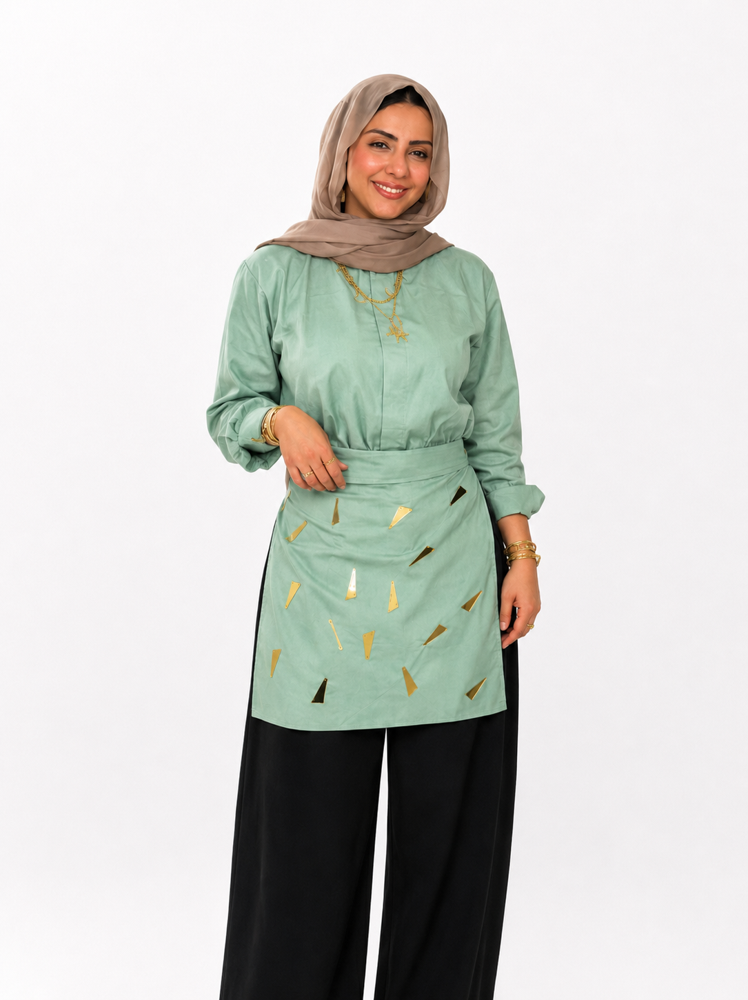 Mint Bloom Top